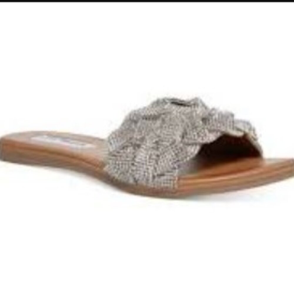 Steve Madden Phraya rhinestone slides